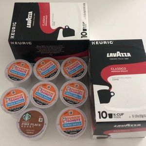 28 Kcups - Lavazza and Dunkin